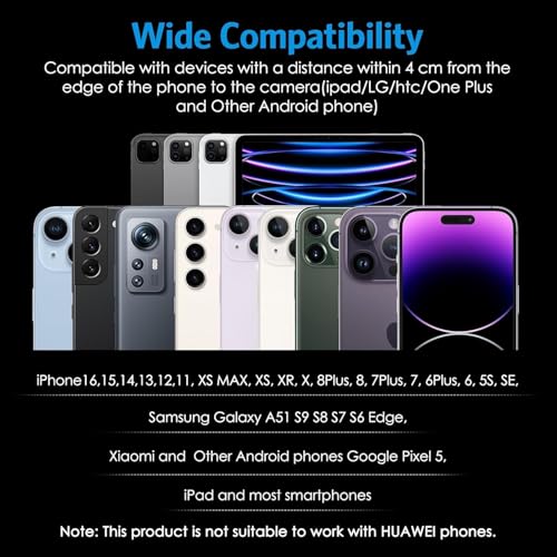 Image of REDWIND (Upgraded) Phone Camera Lens, 0.45X Super Wide Angle 15X Macro Lens Clip-On 2in1 Professional HD Lens Kit for Insta Reel Yotube Vlog Compatible with iPhone iPad & Android Smartphone, Tablets