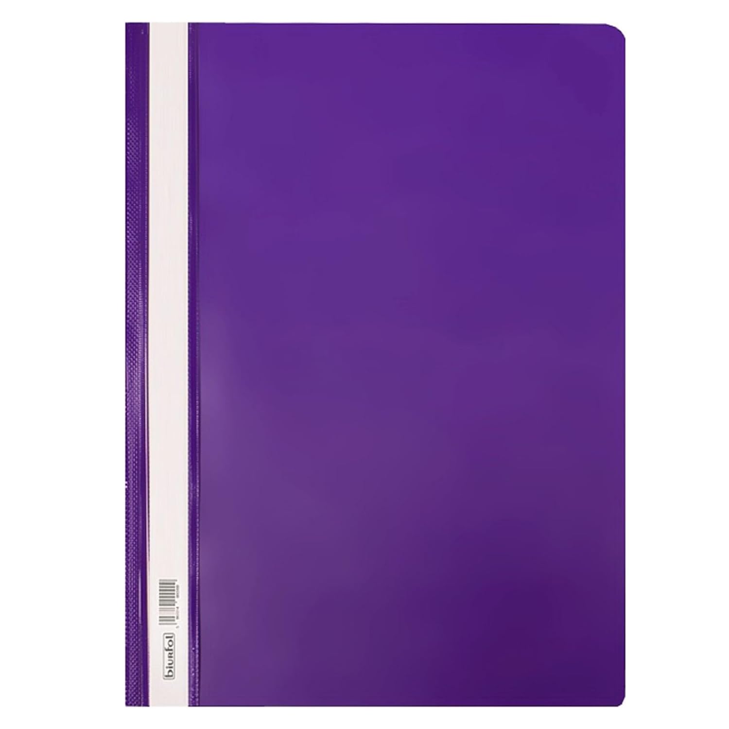 OFFICE CENTRE 5 x Purple Clear Cover A4 Presentation Project Folders Hard Document File Organiser Holder Case 2 Prong Display โ image 1