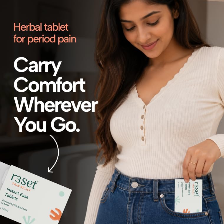 Image of R3SET Natural Pain Relief Tablets for Joint, Back & Body Pain - 3x10 Pieces