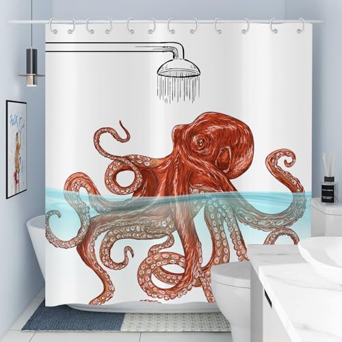 ASDCXZ Funny Shower Curtain 180x180 cm - Image 3