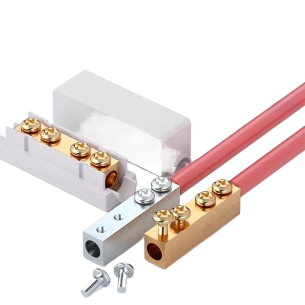 Connettore a filo Splitter ad alta potenza Morsettiere per cavi elettrici rapidi Connettori scatola di giunzione Grande conduttore di corrente in ottone (NS-6A)