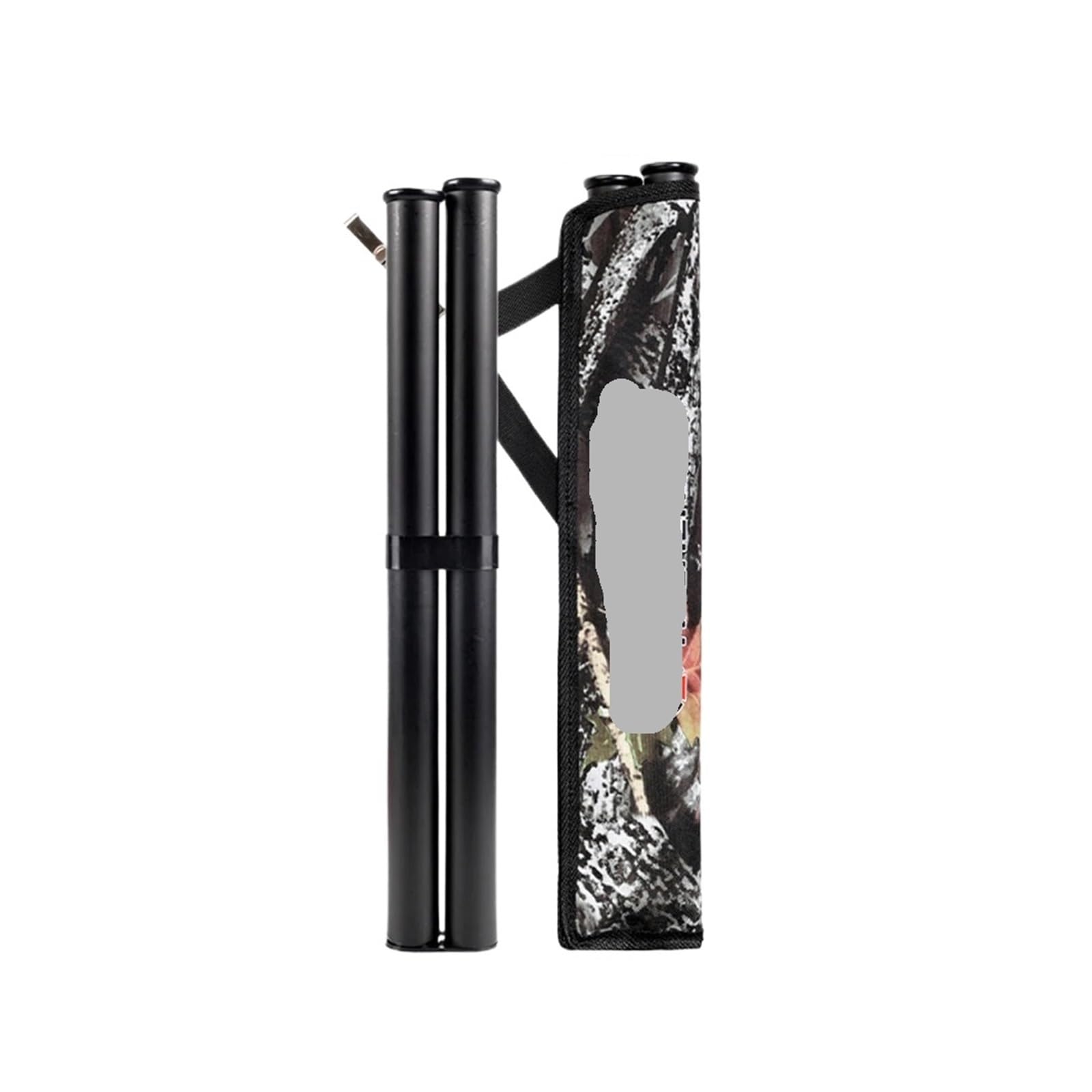 WDWDW Archery Arrow Quiver Holder Back Bag 3 Tube Adjustable Shoulder Waist for Recurve and Compound Bow Carrying