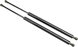 TSUBASA Dampers for Toyota Mark X X130 2009-2019 Sedan Front Hood Bonnet Shock Absorber Engine Lift Supports Gas Struts Spring Prop Rod Arm (2PCS) (Black Carbon Fiber)