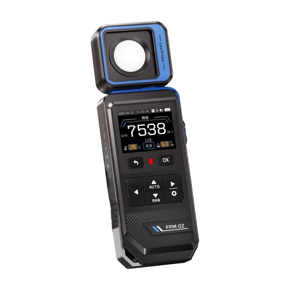 FPM-02 Luxómetro Digital Profesional Luxómetro 99990Lux Iluminómetro Fotómetro Luxómetro
