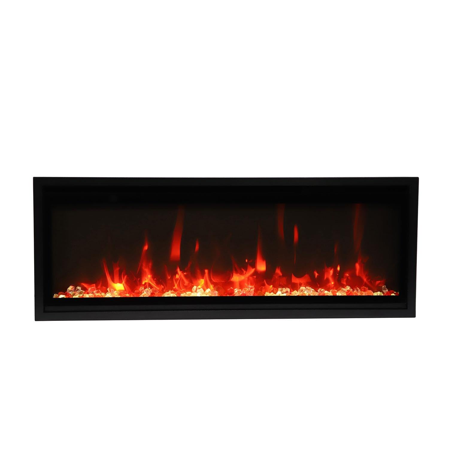 Amazon.com: Remii 55 Extra Slim Indoor or Outdoor Electric Fireplace :  Home u0026 Kitchen