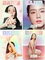 Amazon.com: DAZED Magazine 2024. 02 Blackpink JISOO Cover (4