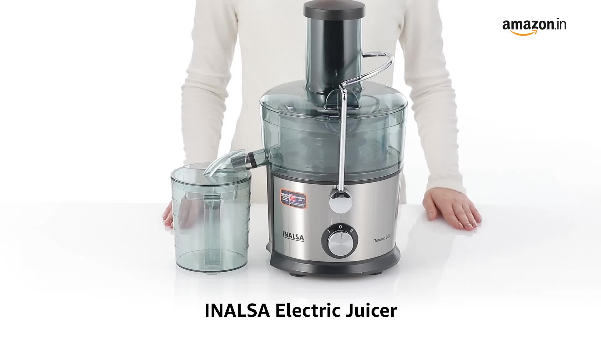 Buy INALSA Stainless Steel Electric Juicer Machine 900 Watt Juicer