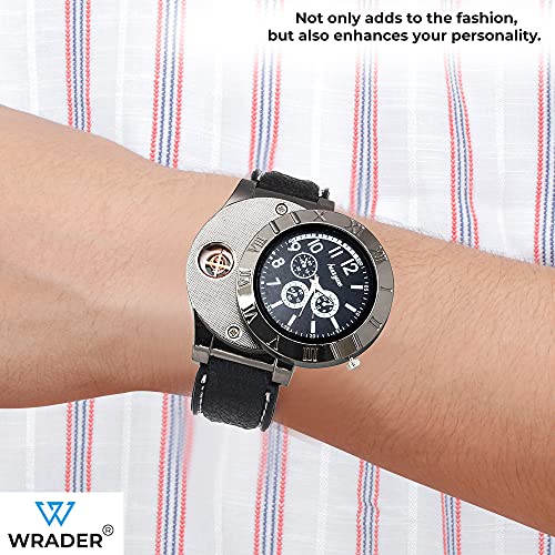 Image of Wrist Watch Lighter for Men Women, Wearable Cigarette Igniter, Stylish Compact Novelty Gadget, Portable Smoking Accessory
