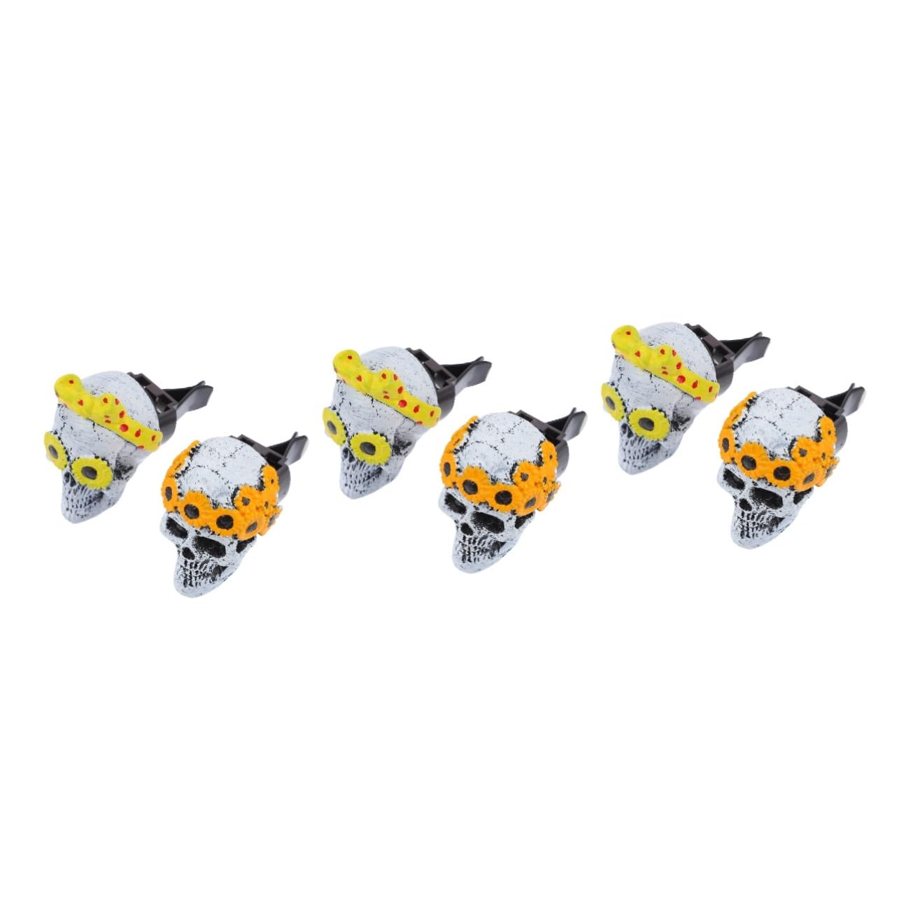 iplusmile 6sets Clip Diffusore Profumo Auto Decorazione Interna Con Design Unico e Materiali Resistenti Per Ufficio e Viaggi