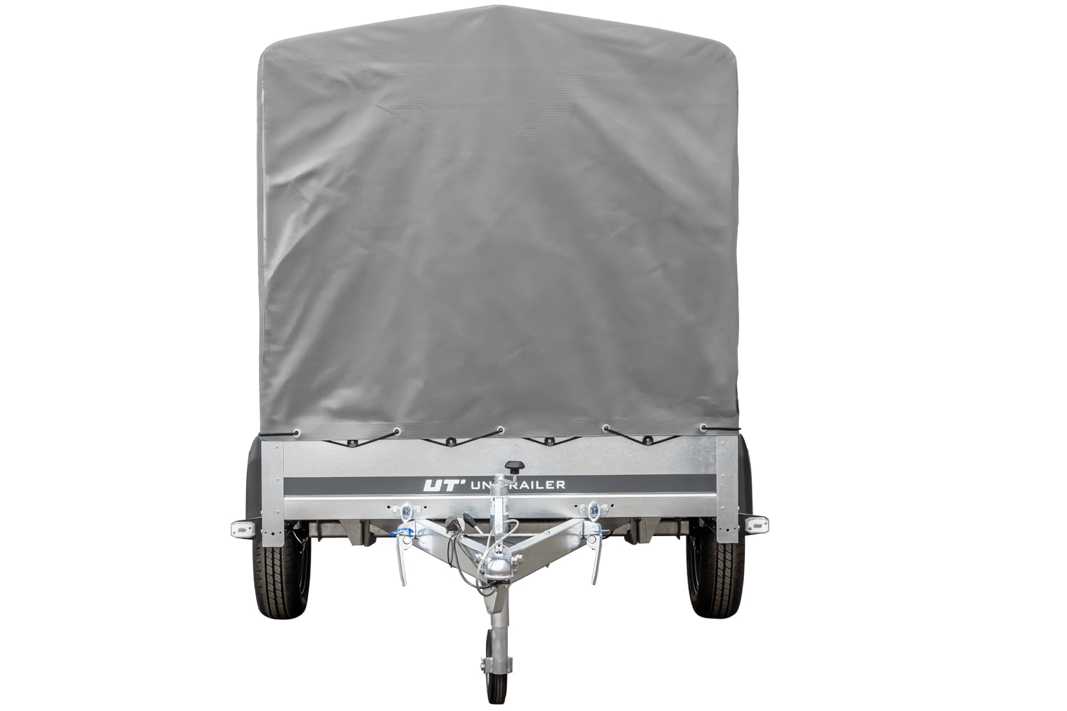 UNITRAILER PKW Anhänger 230x125 Garden Trailer 230 Kipp 750 kg mit Stützrad, 110 cm hoher Plane und Hochspriegel