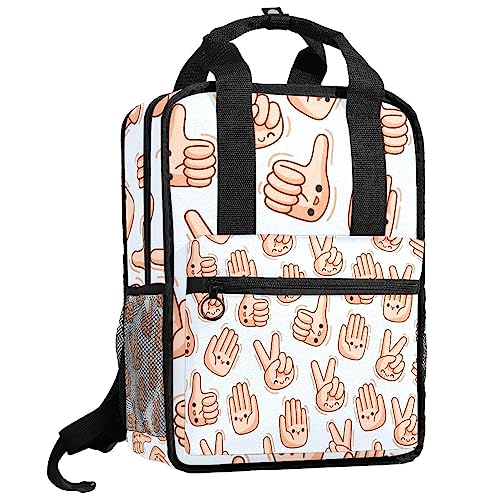 Sac à dos mignon multicolore de 35.5 cm avec bretelles réglables ergonomiques