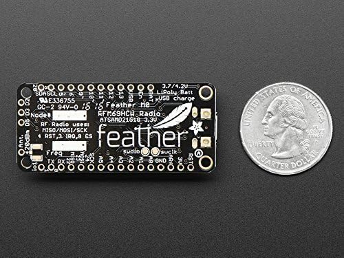 Miniatura 3 de Adafruit (PID 3176 Feather M0 RFM69HCW Paquete Radio - 868 o 915 MHz