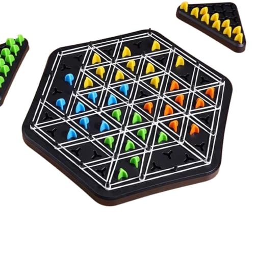 Image of Satpurush Combo Pack of 3 - Flipping Chess, Triangular Chess & Rope Challenge. Educational Indoor Games for Kids 7-14 (SAT-GAMEPACK)