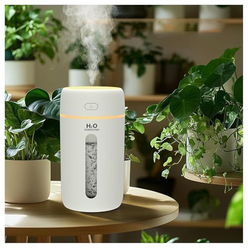 SZO Umidificatore ambiente, mini umidificatore per auto, umidificatore ambiente bambini, umidificatori silenzioso, humidifier,autospegnimento per ufficio,camera da letto,auto,desktop,cameretta bambino