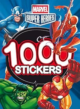 Paperback Marvel, 1000 STICKERS A DECOUPE Book