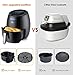 Air Fryer, Uten 6.5L Power Air Fryer with Digital Display, Rapid Air...