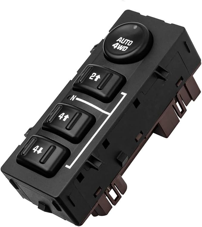 Car Drive Transfer Switch 19259313 4Wd Wheel Drive Switch 4X4 Transfer Case Button for Chevrolet for Suburban Avalanche Tahoe for Gmc for Yukon 2003-2007 15136039