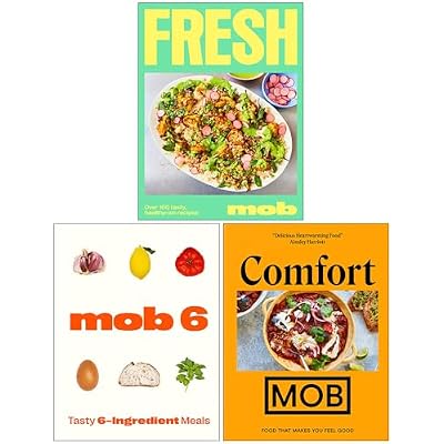Fresh Mob, Mob 6 Tasty 6-Ingredient Meals & Comfort MOB Food That Makes You Feel Good 3 Books Collection Set