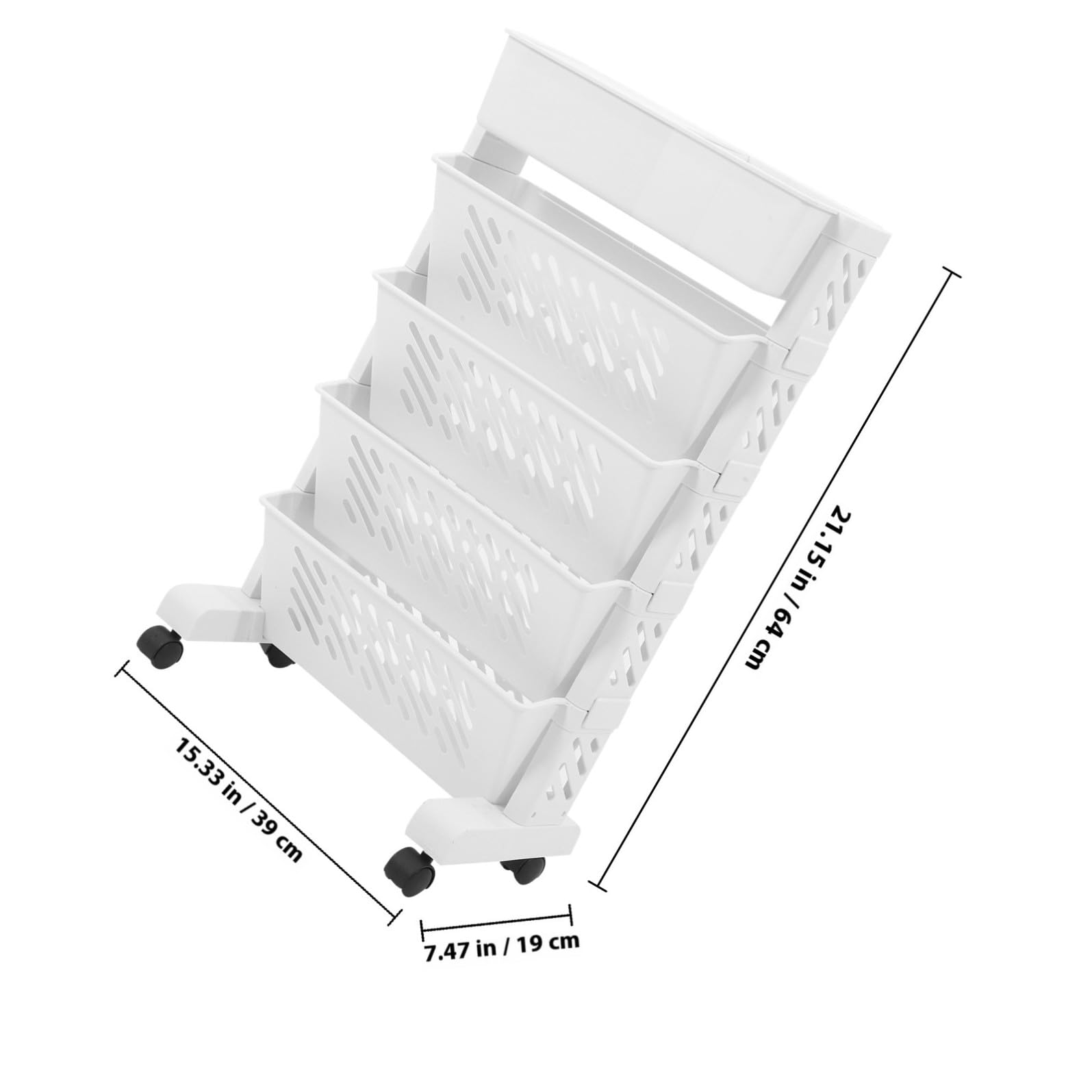 Scaffale Portaoggetti Espandibile Multi-strato Bianco in Plastico Resistenza All’usura e Capacità di Carico Elevata, Organizer Cucina e Libreria Scaffale per Ripiani e Scaffali