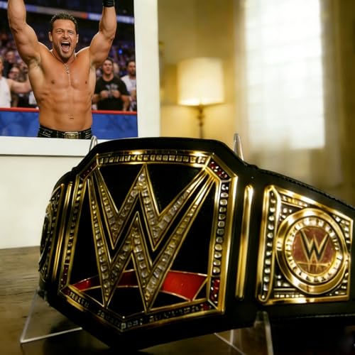 Championship Belt Display Holder, Premium 5mm Acrylic Heavy Duty Wrestling Belt Display Rack, 245° Adjustable Angle Desktop Stand for WWE UFC AEW(9.9”x9.4”) by OOHGLITZ - Image 7
