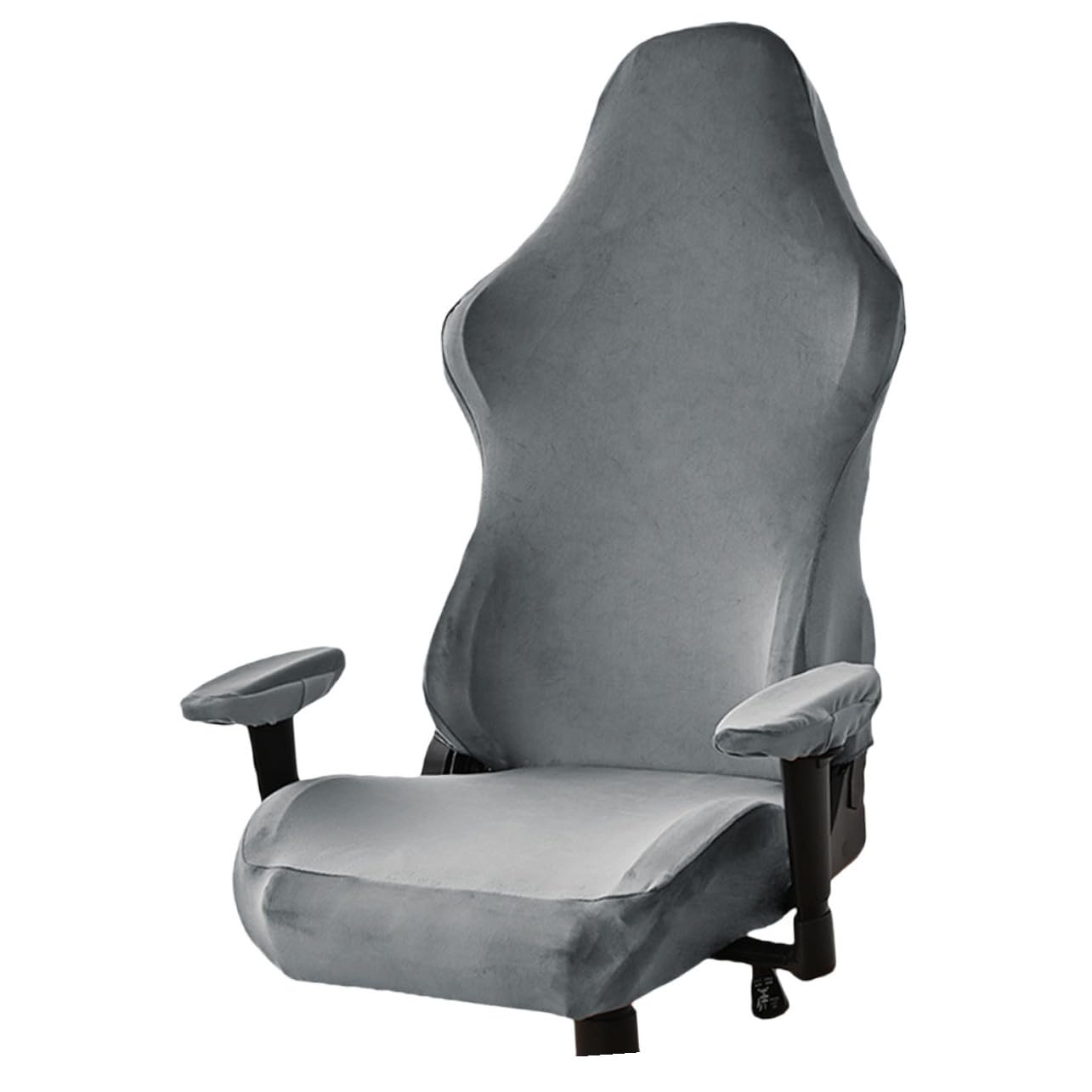 Funda para silla de oficina gris oscuro TOYANDONA protector lavable de ordenador elastico