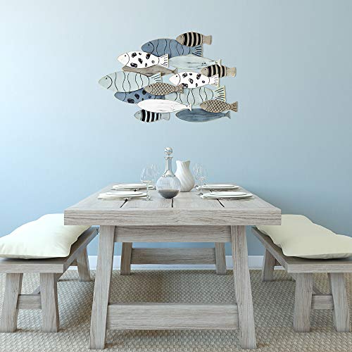 Stratton Home Decor S33460 Wall Decor, 34.85 X 1.57 X 23.25, Multi Color - Image 3