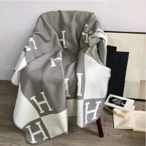 Luxusdecke aus Kaschmir & Wolle – Perfekte Kuscheldecke für Sofa & Sessel, Stilvoll und Wärmend, Ideal für Winter