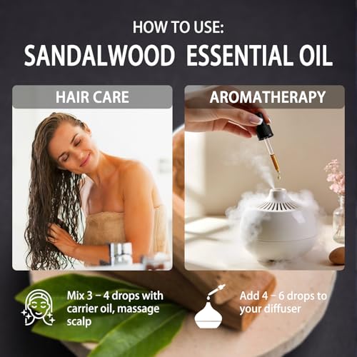 Aceite esencial de sándalo y rosa 120 ml para aromaterapia miniatura 7