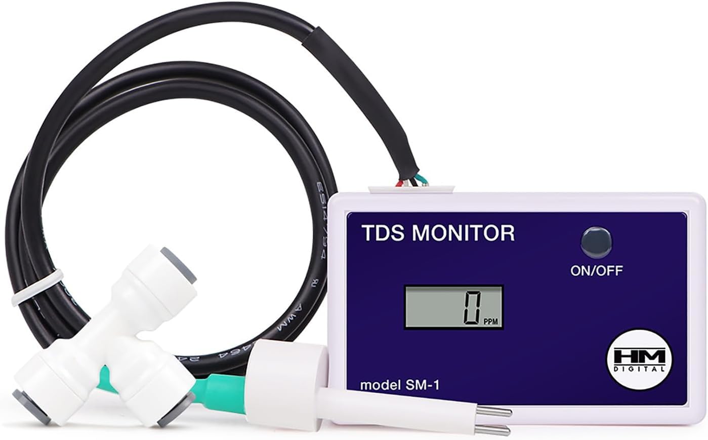 Hm Digital Single In-Line Sm-1 Tds Monitor 0-9990 Ppm