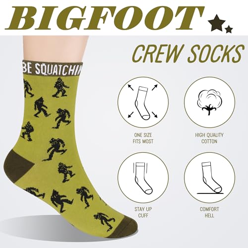 JoycuFF Bigfoot Gifts Big Foot Sasquatch Gifts Bigfoot Set for Men Birthday for Sasquatch Lovers Funny Idea for Bigfoot Christmas Gift for Him from Wife Son Daughter4