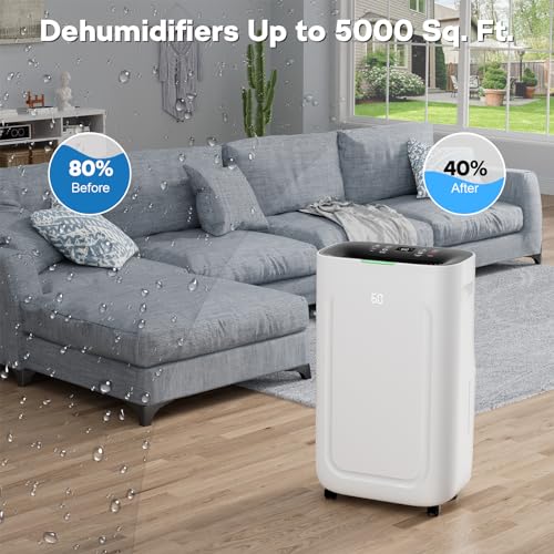 5000SqFt-Dehumidifier-for-Basement-with-Drain-Hose-50-80-pint-Dehumidifiers-for-Home-with-Large-171-Gal-Water-Tank-24H-Timer-4-Modes-Operation-Auto-Shut-off-Portable-for-Garage 5000SqFt Dehumidifier for Basement with Drain Hose 50 80 pint Dehumidifiers for Home with Large 171 Gal Water Tank 24H Timer 4 Modes Operation Auto Shut off Portable for Garage
