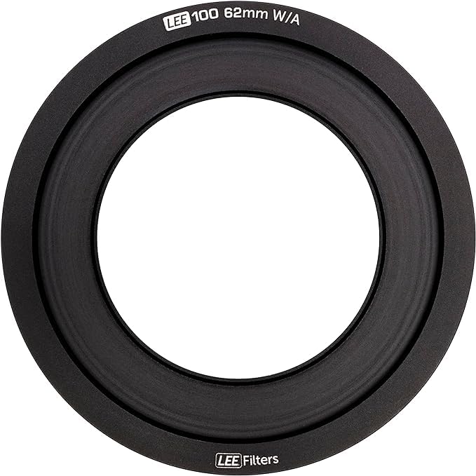 LEE Filters LEE100 FHWAAR62C Wide-Angle Adapter Ring 62mm Diameter Black Camera Accessory