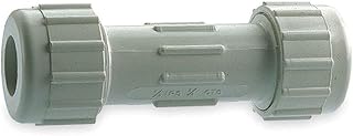 PVC Coupling, Compression, 4 in Pipe Size - Pipe Fitting-Each