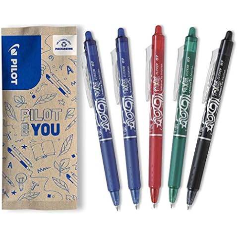 Pilot FLW538462 - Bolígrafo retráctil con borrador y punta de 0,7 mm Cover