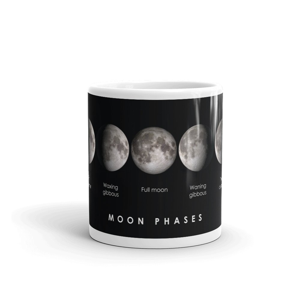 Awesome Moon Phases Mug - Gift Space Planets NASA Universe Kids #8145