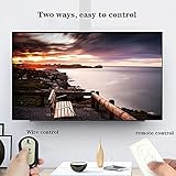 Electric TV Floor Stand with Remote Control Adjustable HeavyDuty Steel Ceiling Mount for Large TVs Automatic Lift Support Perfect for Home Theater and Office Use - Image 6
