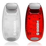 LED Safety Lights + FREE Bonuses | Clip on Flashing Strobe Light High Visibility for Running Jogging Walking Cycling Best reflective gear for Kids Dogs Bicycle Helmet and Bike Tail light