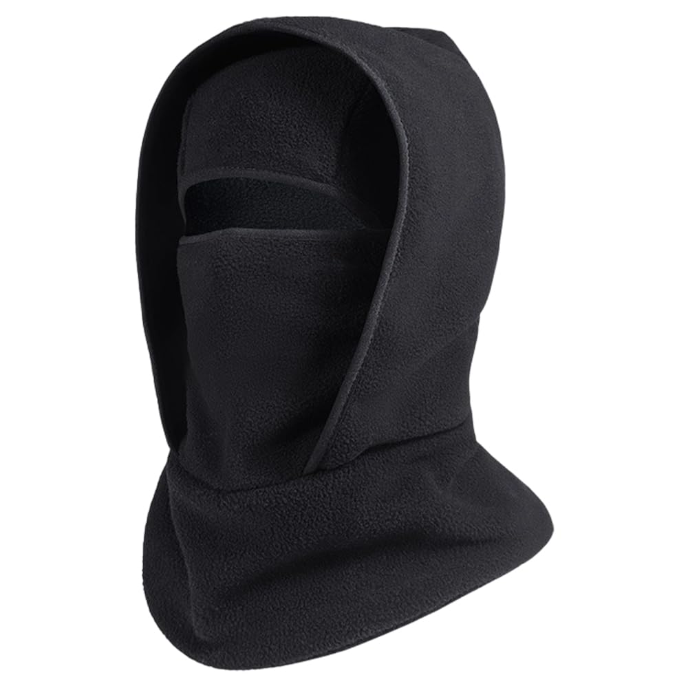 Outdoor Winter Warm Hat Neckband Integrated Cycling Mask Winter Balaclava Ski Mask Windproof Fleece Face Cover