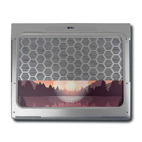 Image of MightySkins Skin Compatible with Alienware X16 R1 (2023) Full Wrap Kit - Wolf Silhouette | Protective, Durable, and Unique Vinyl Decal wrap Cover | Easy to Apply & Change Styles | Made in The USA