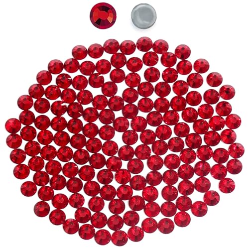 Cyrkonie, płaskie cyrkonie, poprawka, cyrkonie, szkło, okrągłe kryształy, klejnoty, do rękodzieła, ubrań, butów, torby, DIY, dekoracja, Dark Siam (SS20/4,8 mm/1440 szt.)