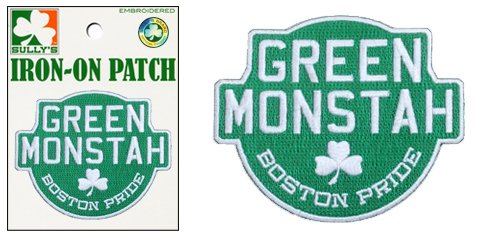 Sully's Brand Green Monstah Embroidered Patch