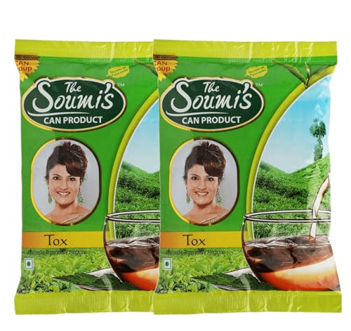 THE SOUMI'S CAN PRODUCT Tox | Herbal Formula with Tea Leaf, Triphala & Vitamin C | Promotes Detoxification, Weight Management & Nutrient Absorption | For Women & Men | 100gm (Pack of 2)