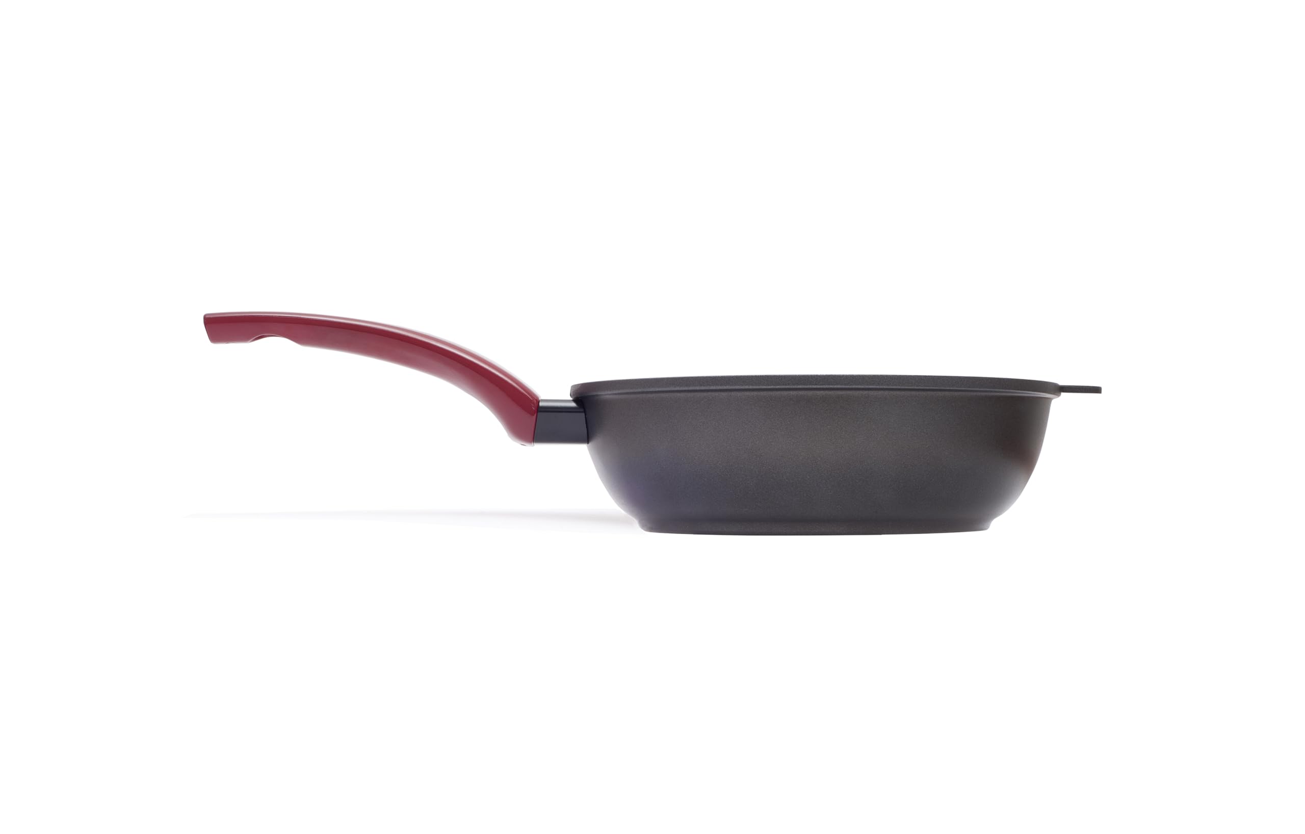 RISOLI’ | VINUM, Padella Antiaderente Ø24cm, Alto Spessore 8 mm, in Alluminio Fuso Riciclato, No Induzione, Made in Italy