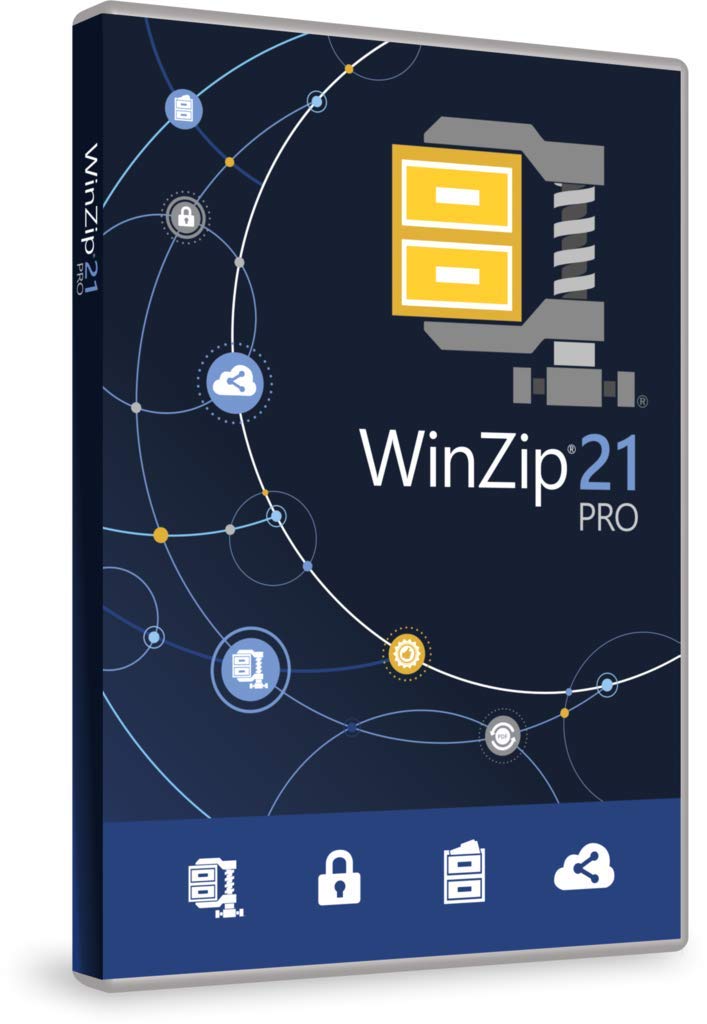 Corel WinZip 21 Pro | Retail License | DVD Media + Activation Key | Lifetime License | Retail Box | One Device
