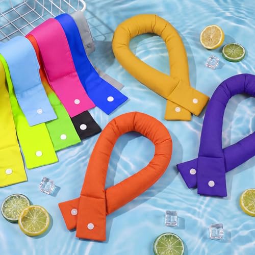 Image of Geyoga Cooling Neck Wraps Cooling Scarf Wrap Bandanas for Summer Women Men Walking Riding Outdoor