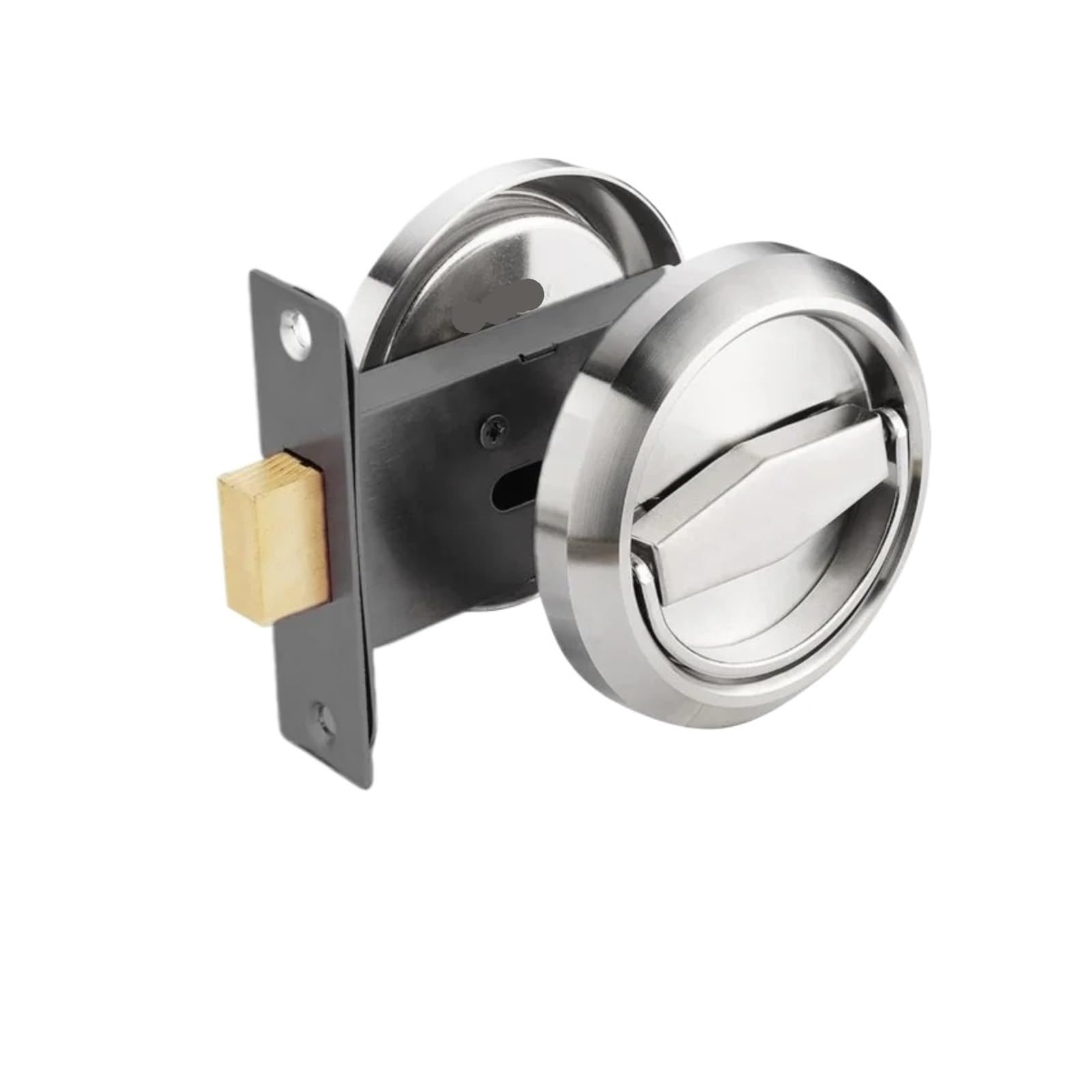 YXINAER Round Recessed Door Lock Recessed Invisible Hidden Door Lock