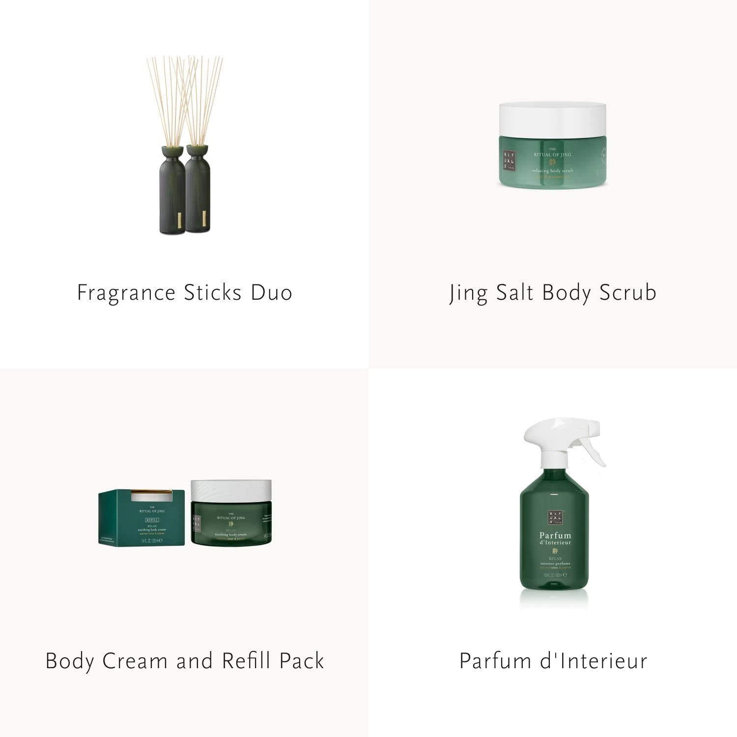 RITUALS Gel Docciaschiuma Confezione Risparmio The Ritual of Jing, 3 x 200 ml - Con Fiori di Loto Asiatico & Giuggiola - Proprietà Rilassanti & Calmanti