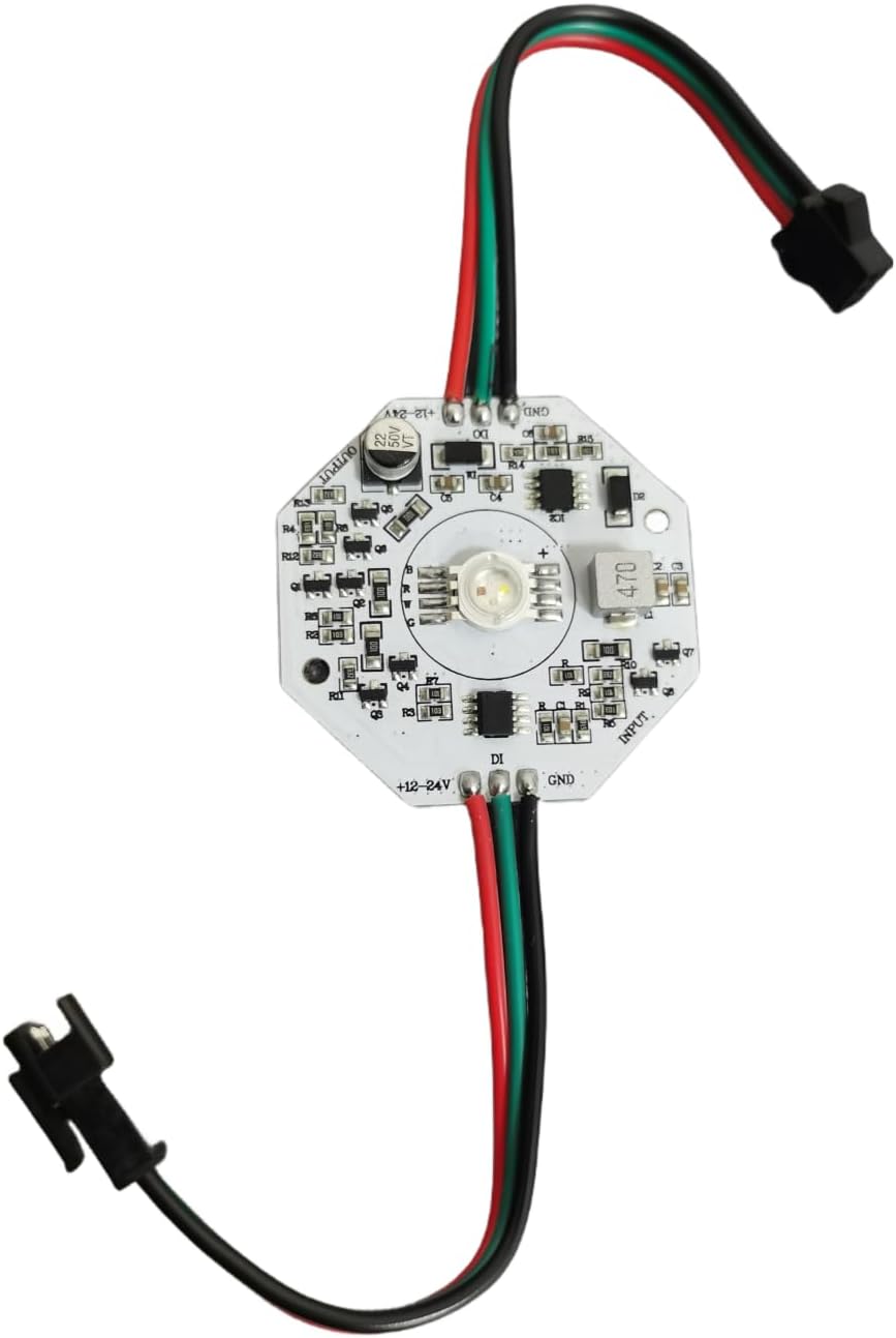 Led Pixel modules;UCS2904 RGBW/RGBWW addressable Smart modules; Full Color High Power Led Pixel Module; DC12-24V Input；for Home Decor/Background Wall/Advertising Signboard (RGBW(6500K))