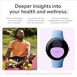 Google Pixel Watch 2 with the best of Fitbit Heart rate tracking, stress management, safety features – Android smartwatch – Polished Silver Aluminium Case – Porcelain Active Band – LTE - Image 5