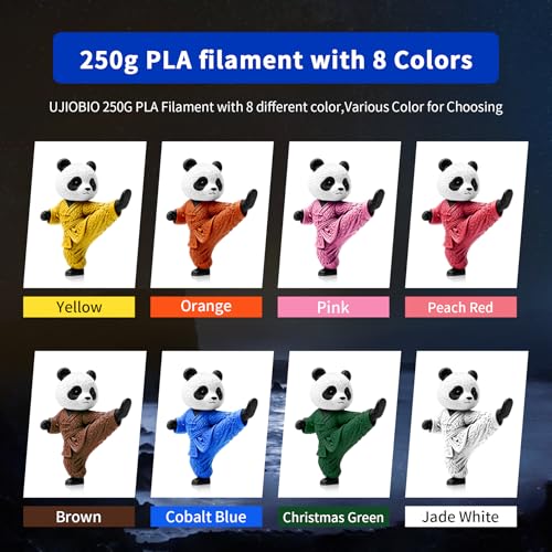 Image of 16 Color Bundle Elite PLA+ 3D Printer Filament, Multicolor PLA+ Filament 1.75mm, Individually Vacuum Packed, 0.25kg per Spool, 16 Pack, Total 4kg